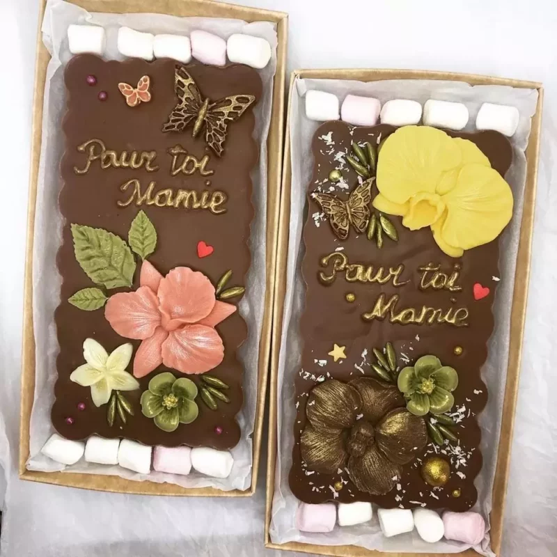 La tablette de chocolat pour la Fête des Grands-Mères