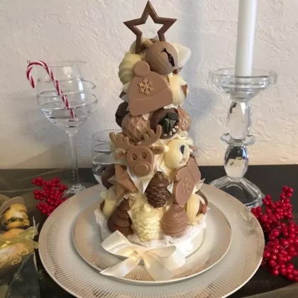 Sapin Noël en chocolat