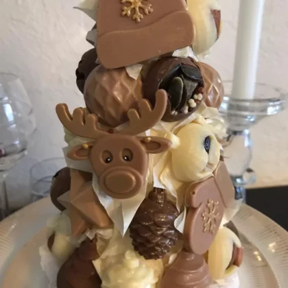 Sapin Noël en chocolat