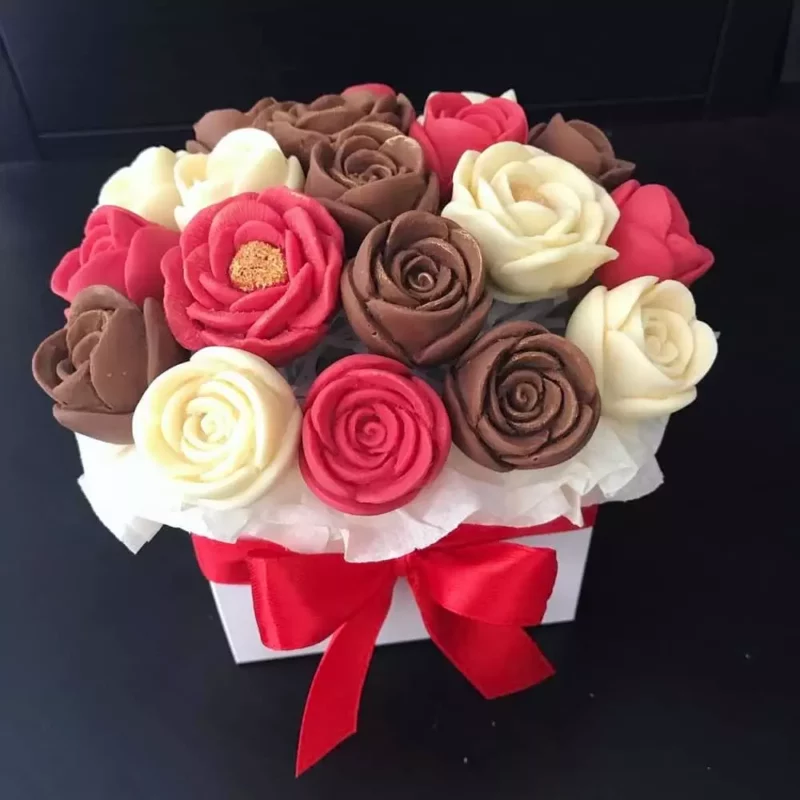 Bouquet de roses (box)