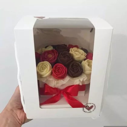 Bouquet de roses (box)