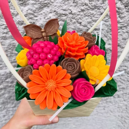 Bouquet de fleurs (panier)