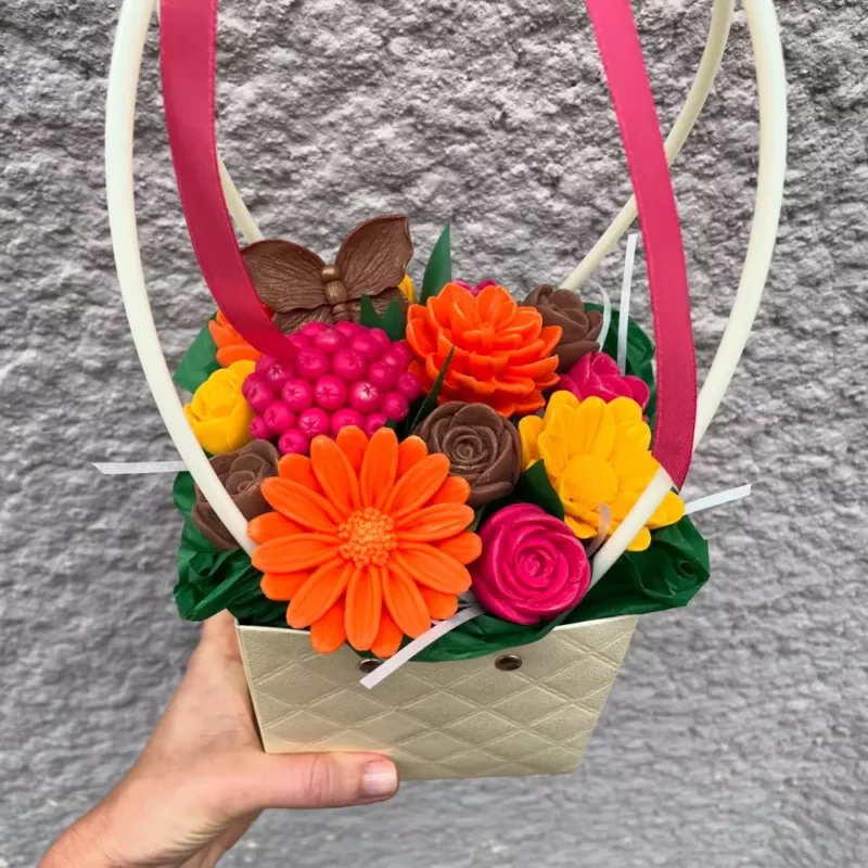 Bouquet de fleurs (panier)