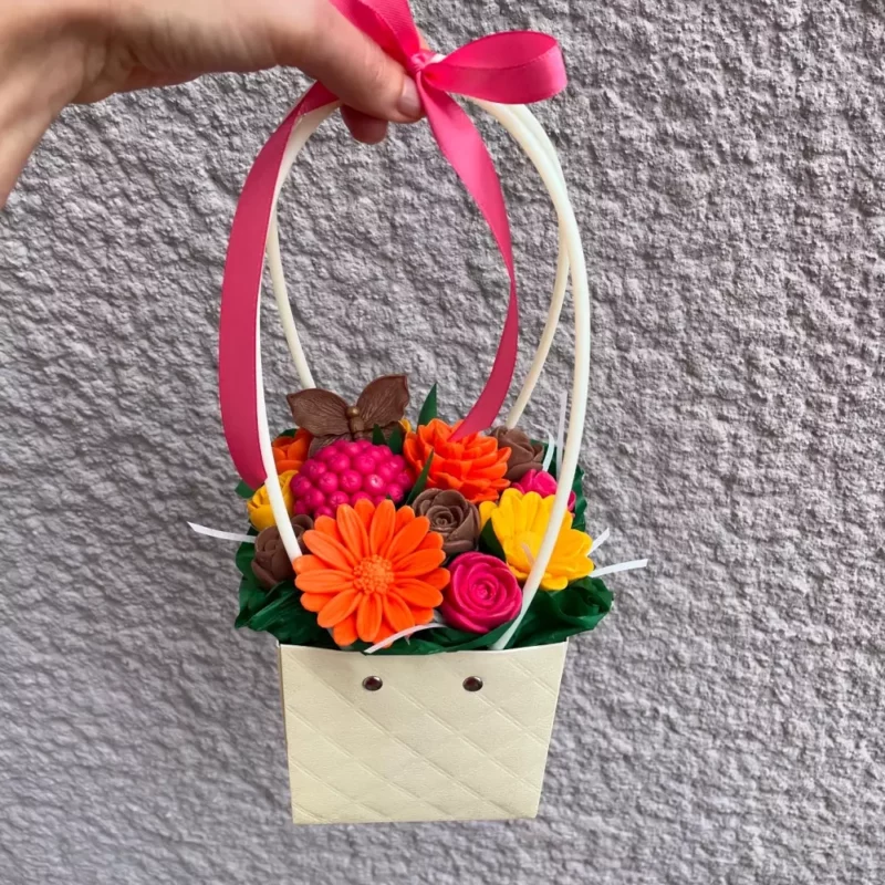 Bouquet de fleurs (panier)