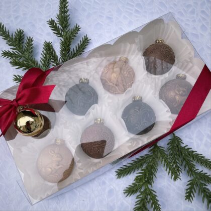 Coffret de boules de Noël