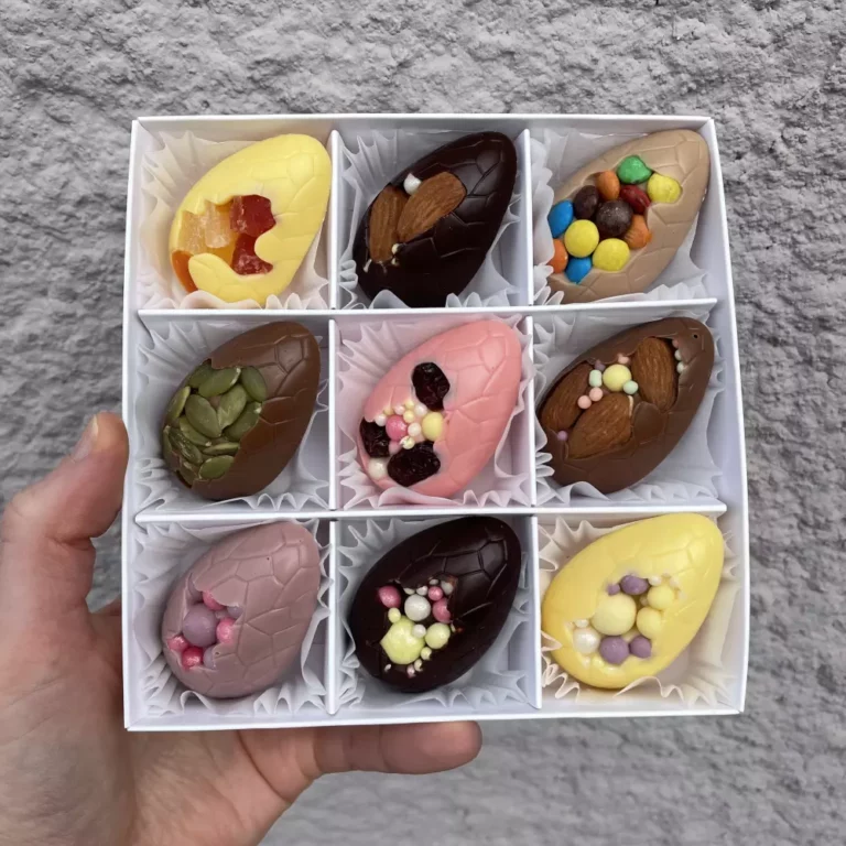 Coffret d’œufs en chocolat